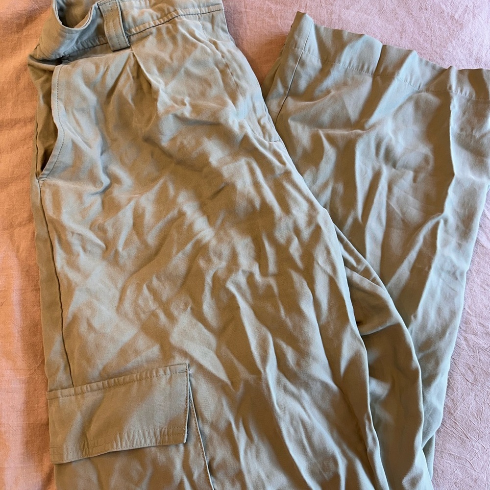 Dynamite Sage Wide Leg Pants - Dynamite Gemma Wide Leg Cargo - Picture 2 of 3